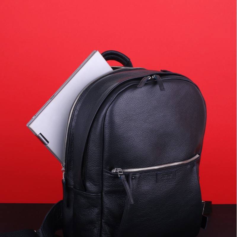 Рюкзак из кожи с отделом для ноутбука Jizuz Karl