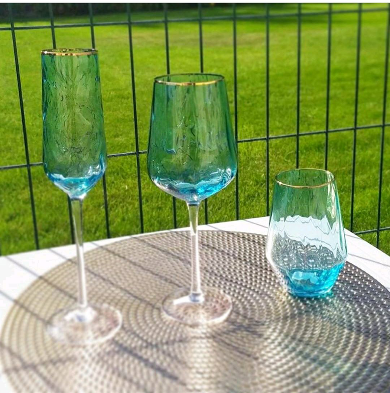 Стакан высокий Голубая волна 500 мл