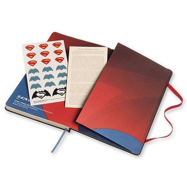 Средний блокнот Moleskine Batman vs Superman Линия
