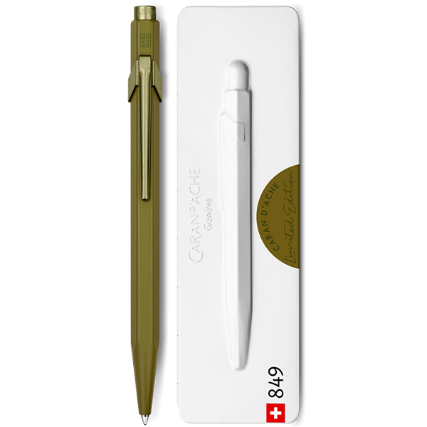 Ручка Caran d'Ache 849 Claim Your Style Монохром Зелений мох + box