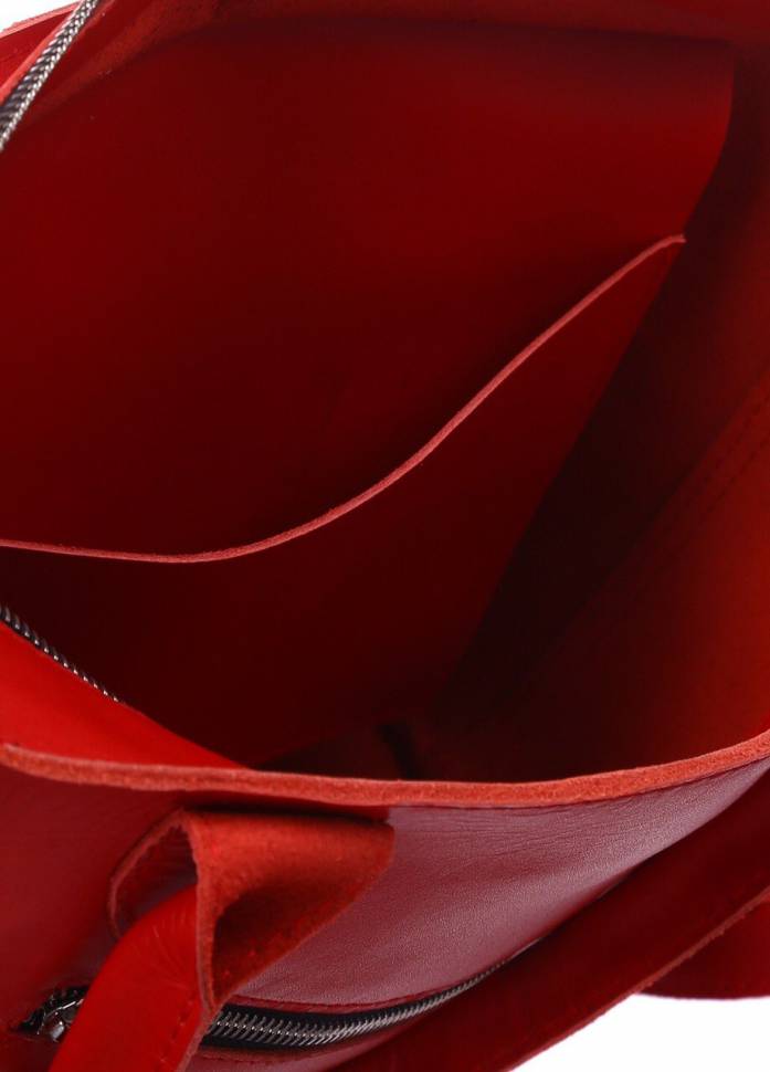 Шкіряна сумочка Лі Dekey Червона