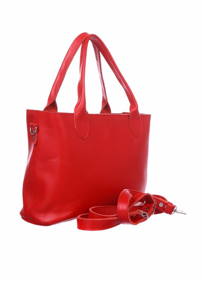 Шкіряна сумочка Лі Dekey Червона