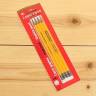 Набор простых карандашей с резинкой Caran d'Ache Graphite HB (4 шт)