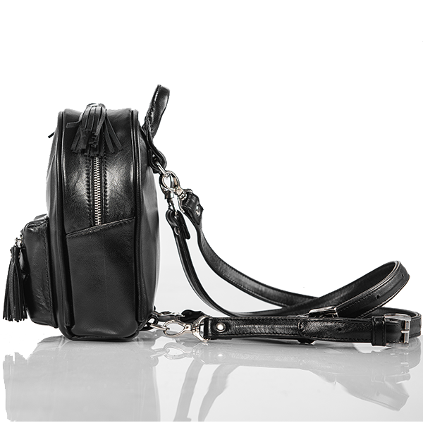 Рюкзак кожаный Star Mini Yana Belyaeva Черный