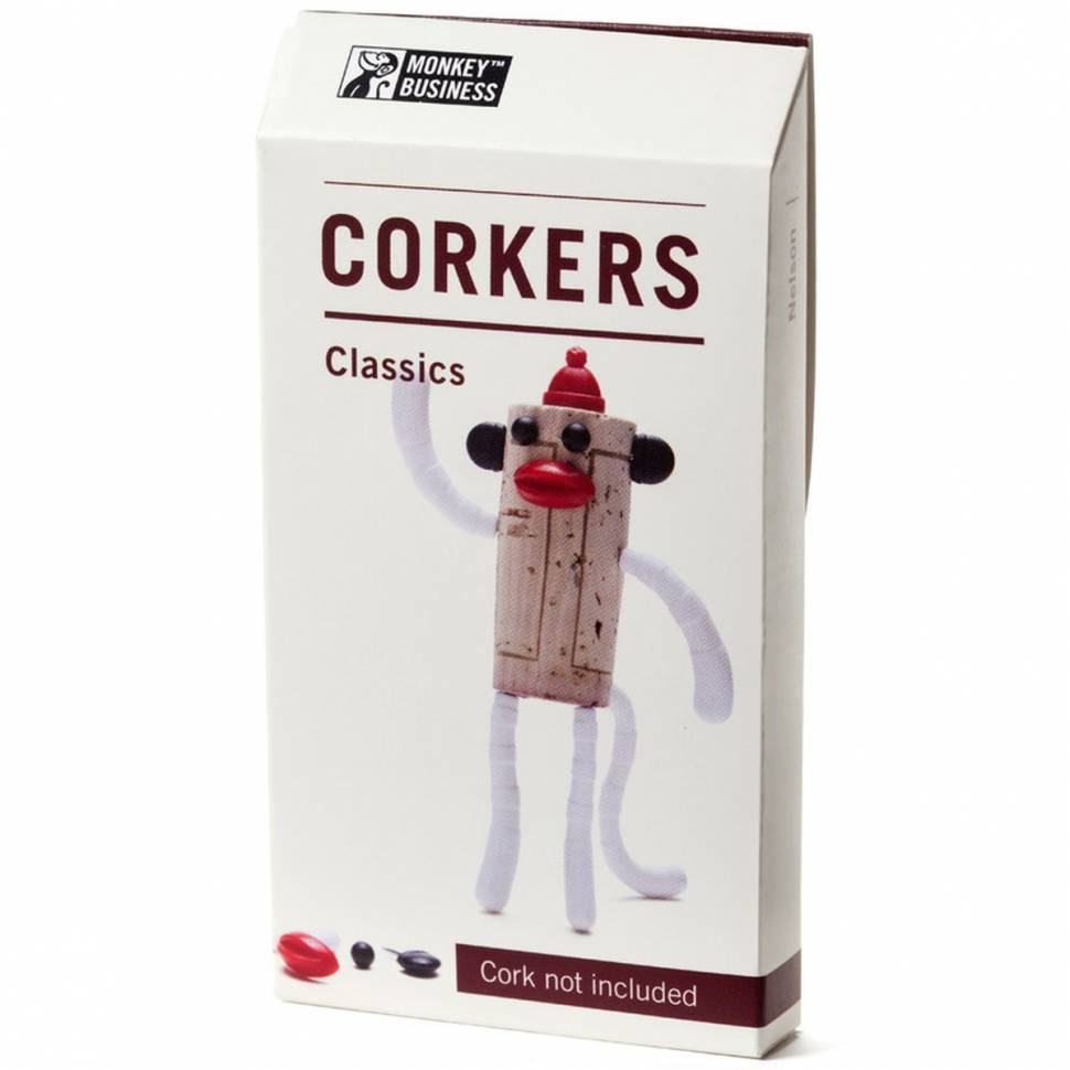 Набор украшений для пробки Monkey Business Chimp Nelson Corkers Classics