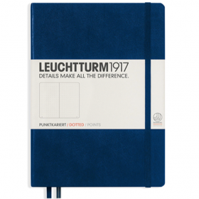 Блокнот Leuchtturm1917 Середній Темно-синій Точка (342925)