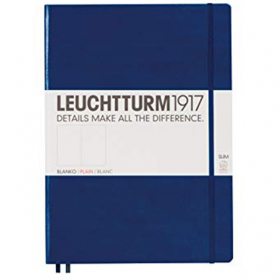 Блокнот Leuchtturm1917 MasterSlim Темно-синий Чистые листы (342928)