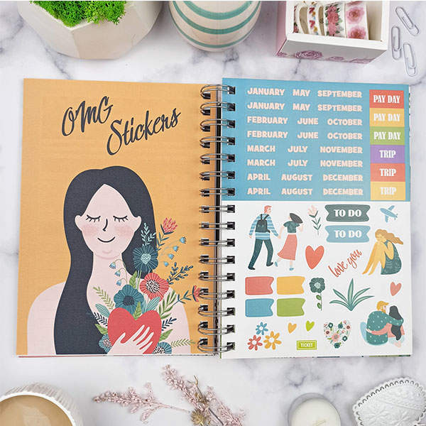 Планер на пружине MriyTaDiy Ресницы Розовый