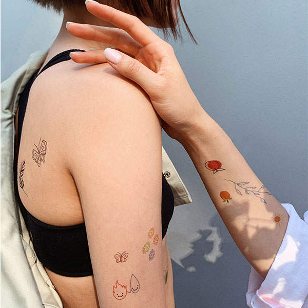 Временная татуировка Эклектика