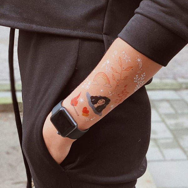 Временная татуировка Эклектика