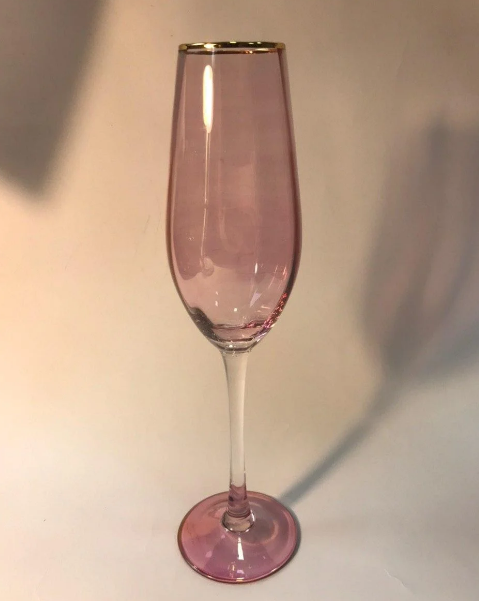 Бокал для шампанского Розовый Фламинго 250 мл
