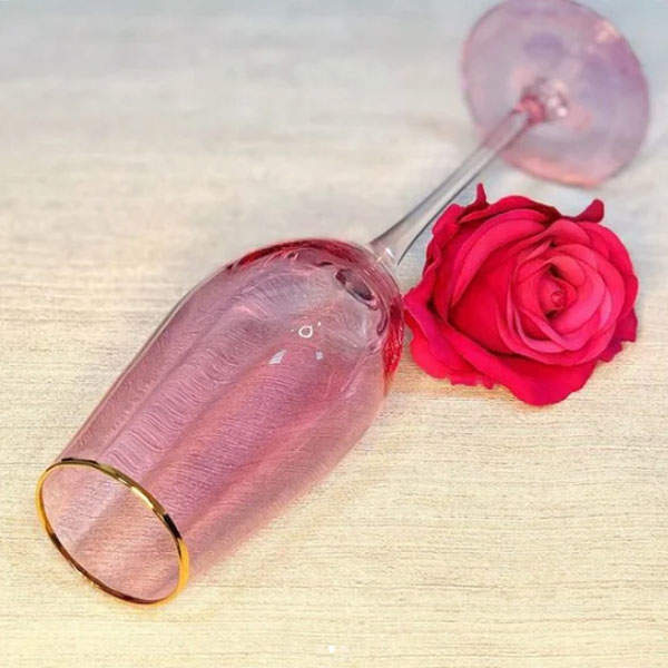 Бокал для шампанского Розовый Фламинго 250 мл