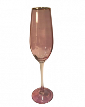 Бокал для шампанского Розовый Фламинго 250 мл