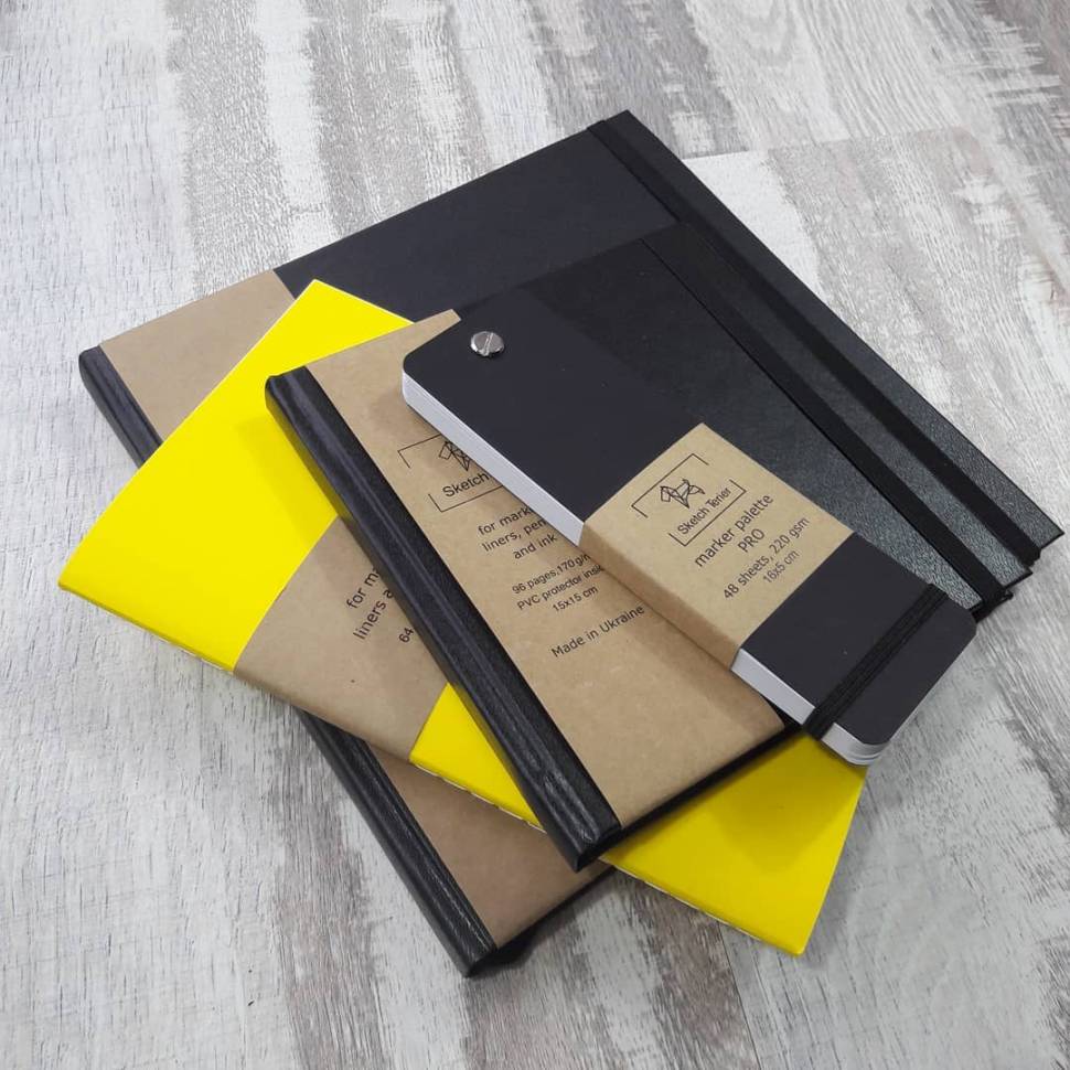 Скетчбук для акварели Sketch Terier 15 x 15 см