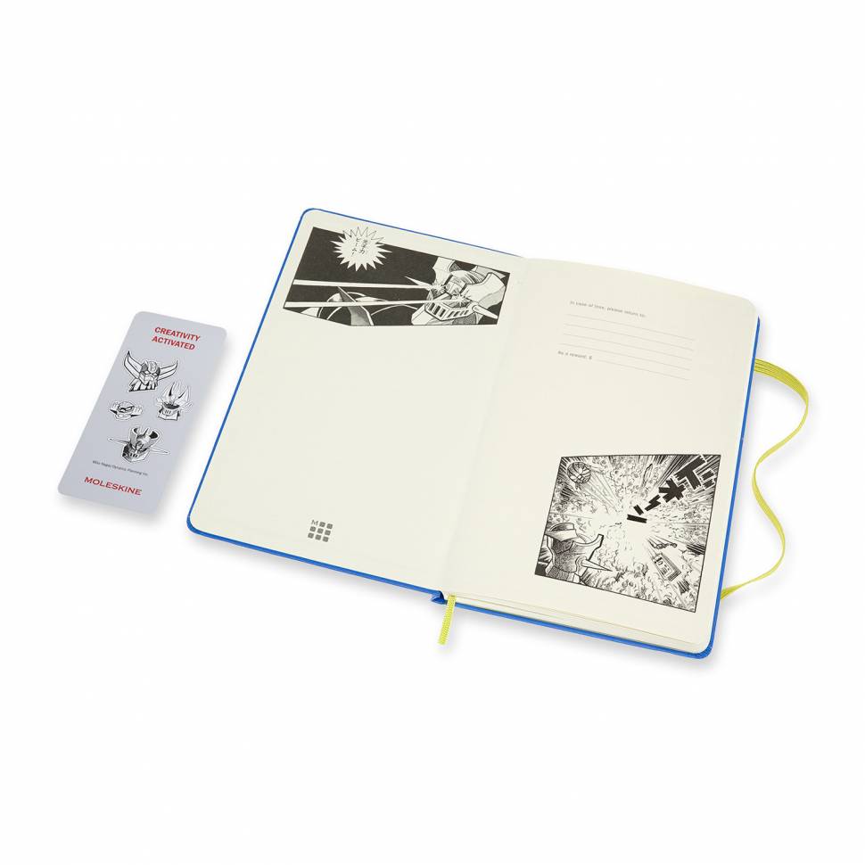 Средний Блокнот Moleskine Gō Nagai Super Robot Линия Синий