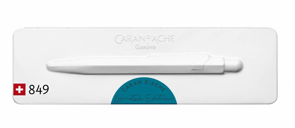 Ручка Caran d'Ache 849 Claim Your Style Монохром Ментол + box