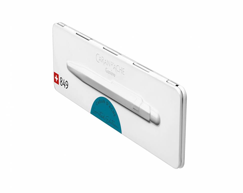 Ручка Caran d'Ache 849 Claim Your Style Монохром Ментол + box