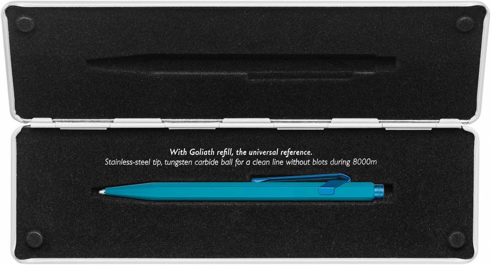 Ручка Caran d'Ache 849 Claim Your Style Монохром Ментол + box