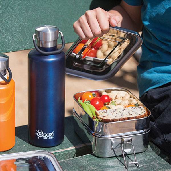 Ланч бокс металлический Cheeki Double Stracker (1 л)