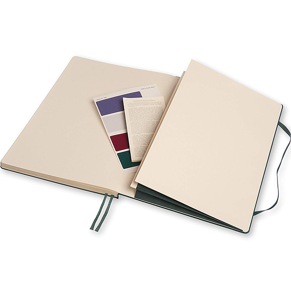 Великий блокнот Workbook Moleskine Чисті аркуші шавлія