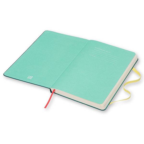 Средний блокнот Moleskine Contrast Зеленый Шалфей Зеленый Твердая обложка