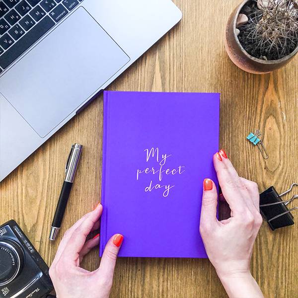 Ежедневник без дат My Perfect Day фиолетовый Ежедневник без дат My Perfect Day фиолетовый