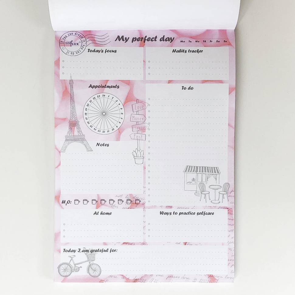 Отрывной ежедневник My Perfect Day Путешествия A5 62 листа