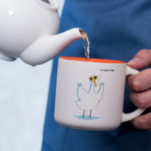 Чашка Gifty Гусь Суперстар 350 мл