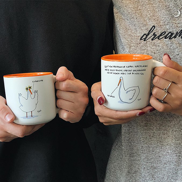 Чашка Gifty Гусь Суперстар 350 мл