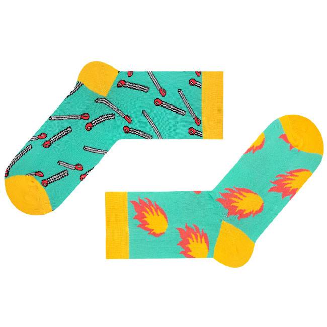 Носки высокие MySox Set the world on fire