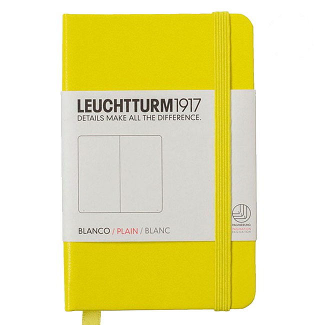 Блокнот Leuchtturm1917 Мини Желтый Чистые листы (344983)