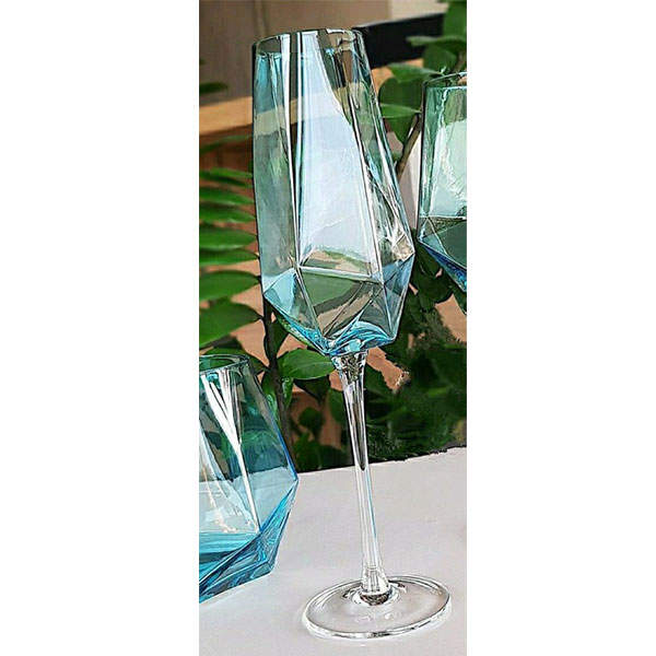 Келих для шампанського Блакитний діамант 350 мл