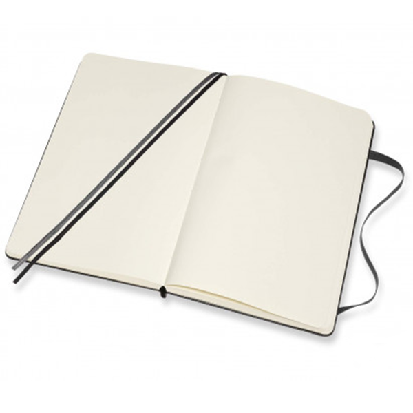 Середній блокнот Moleskine Classic Expanded Тверда обкладинка Чорний Чисті аркуші