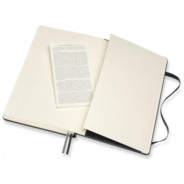 Середній блокнот Moleskine Classic Expanded Тверда обкладинка Чорний Чисті аркуші