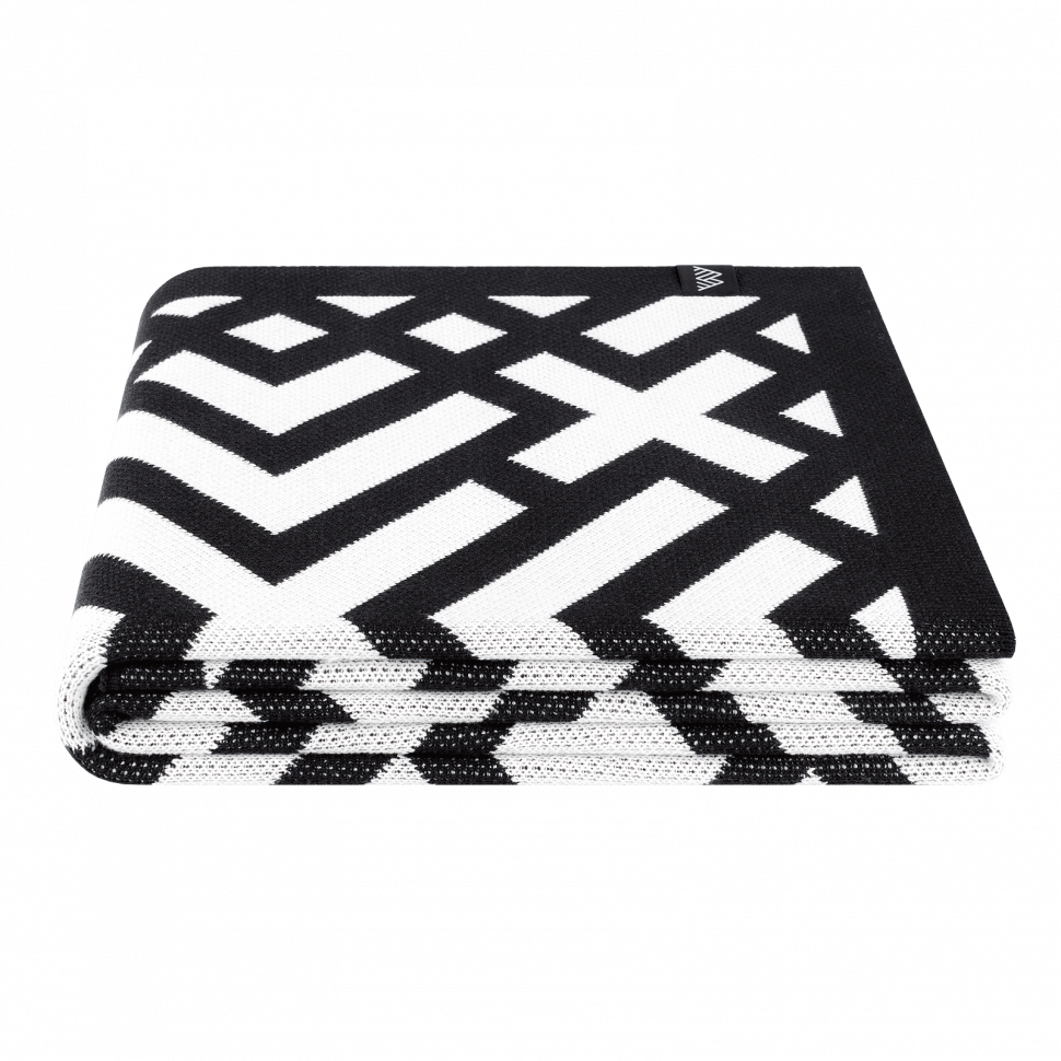 Плед из хлопка Woolkrafts Kross 140х200 см