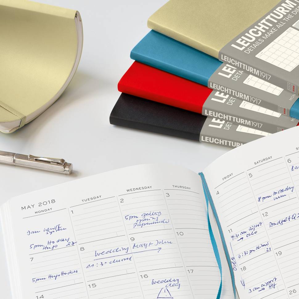 Ежемесячник с заметками Leuchtturm1917 Composition Мягкая обложка Тихоокеанский Зеленый 2020 (360045)