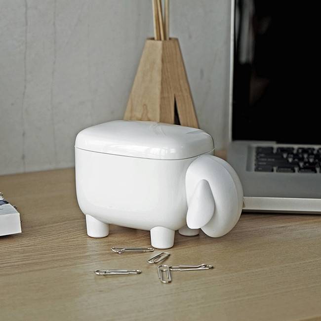 Контейнер Sheepshape Container Junior Qualy Білий