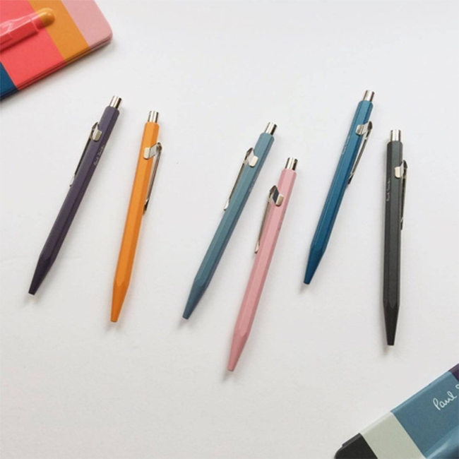 Набор Caran d'Ache 849 Paul Smith 8 ручек в подарочном боксе