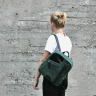 Шкіряний рюкзак AV2 Зелений (P515)