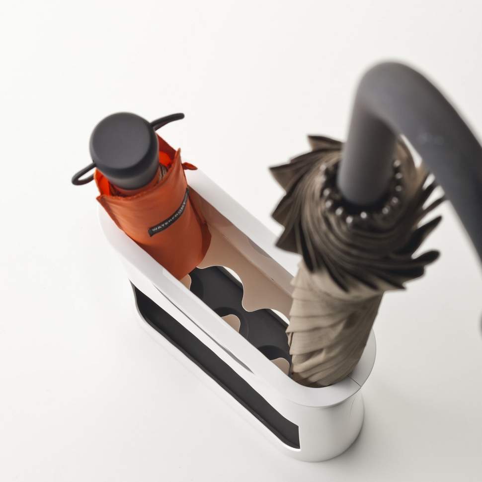 Підставка для парасольок Oval Yamazaki Біла