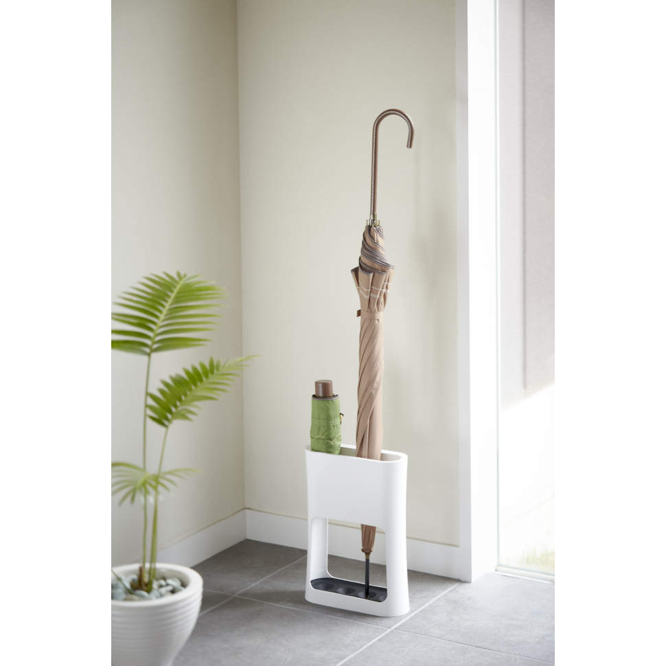 Підставка для парасольок Oval Yamazaki Біла