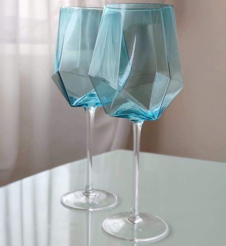 Бокал для вина Голубой бриллиант 600 мл