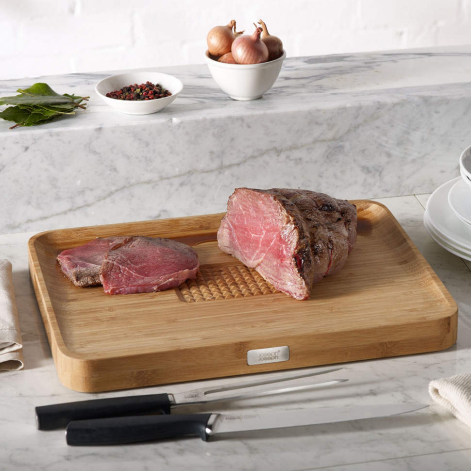 Багатофункціональна Обробна Дошка Joseph Joseph Бамбук