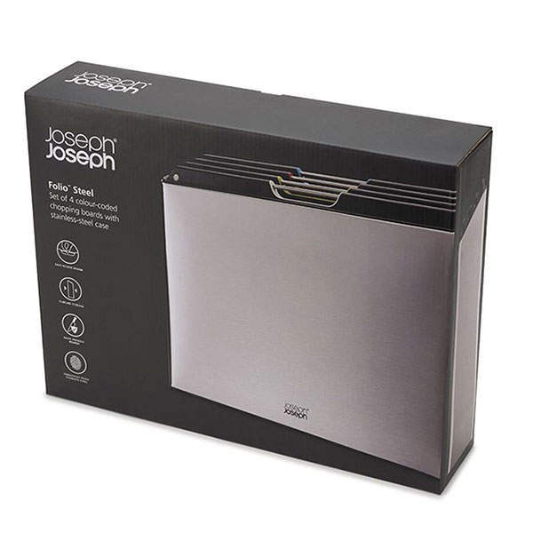 Набор Разделочных Досок Joseph Joseph 4 шт Серебро