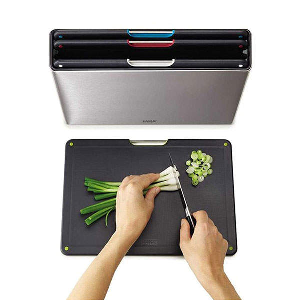 Набор Разделочных Досок Joseph Joseph 4 шт Серебро