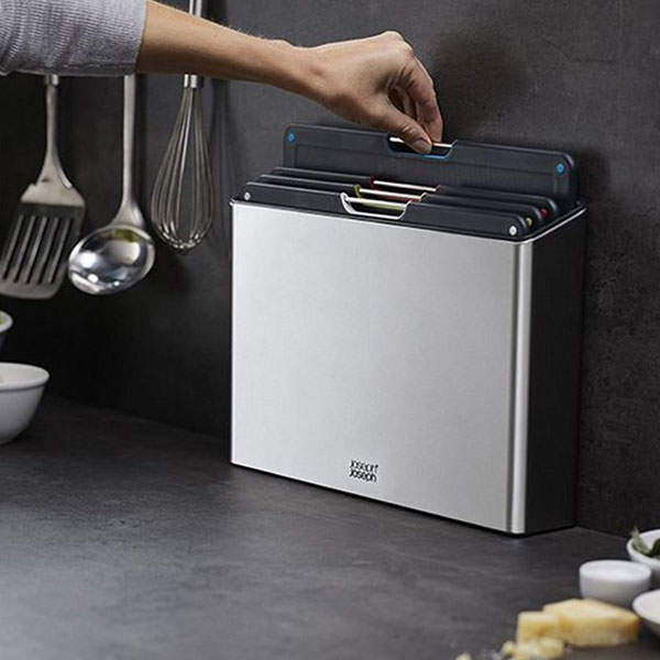 Набор Разделочных Досок Joseph Joseph 4 шт Серебро