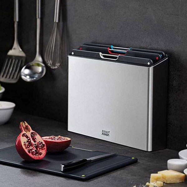 Набор Разделочных Досок Joseph Joseph 4 шт Серебро