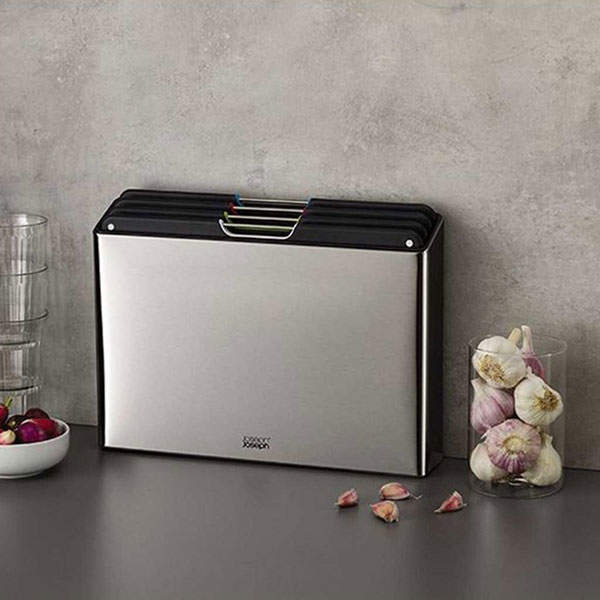 Набор Разделочных Досок Joseph Joseph 4 шт Серебро