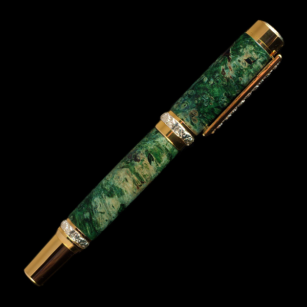 Авторская Ручка - роллер Kaminskiy Studio Кембридж Зеленый