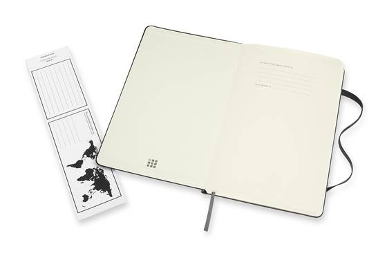 Средний Блокнот Moleskine Classic Extra Линия-Чистые листы Черный